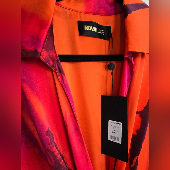 Fashion Nova - Nova Luxe Long Sleeve Maxi Dress - Plus Size - 3x - Picture 2 of 10